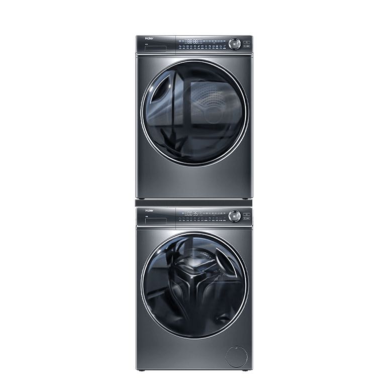 以旧换新、PLUS会员：Haier 海尔 升级精华洗烘套装10KG直驱洗衣机全自动+双擎