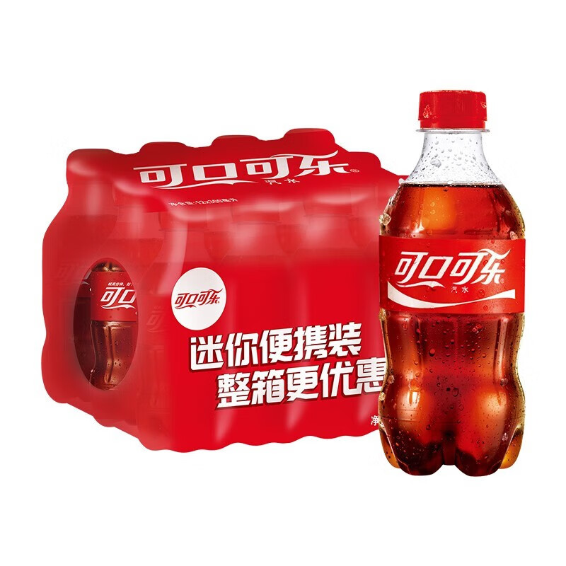 可口可乐 碳酸饮料300mlX12瓶 11.89元
