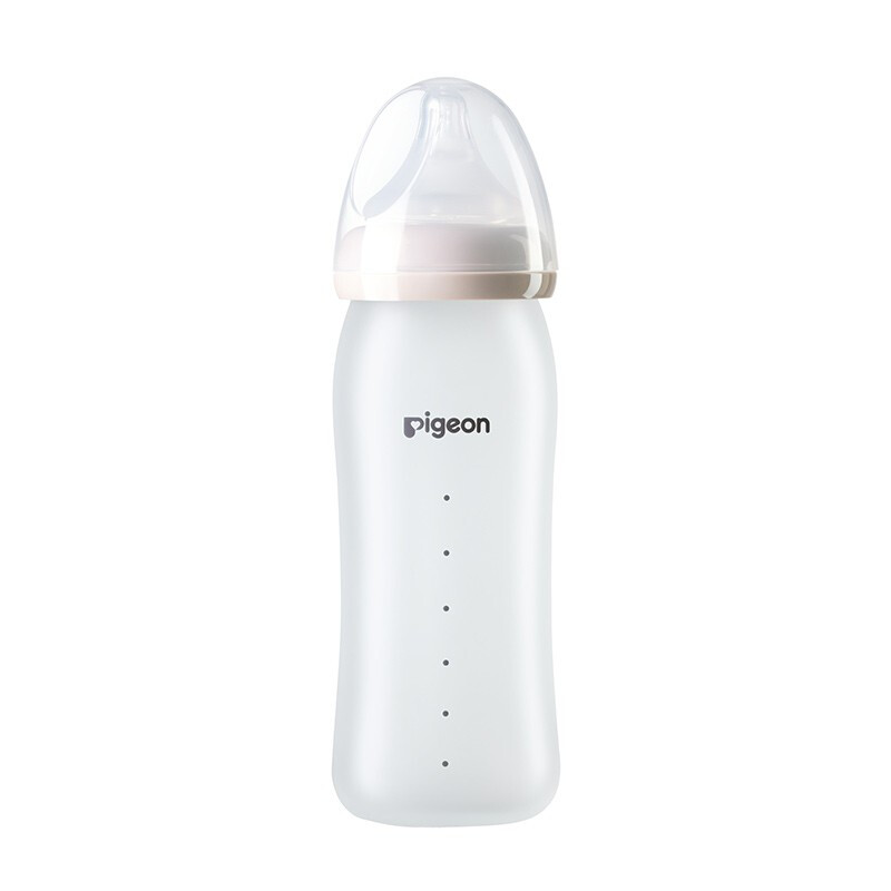 Pigeon 贝亲 简约风格系列 AA177 硅橡胶护层玻璃奶瓶 240ml M 3月+ 54元（需用券