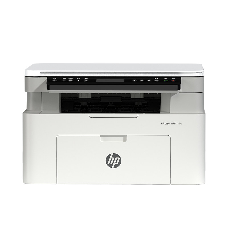惠普 Laser MFP 117w黑白激光无线WiFi打印机一体机A4复印扫描可连接手机小型家