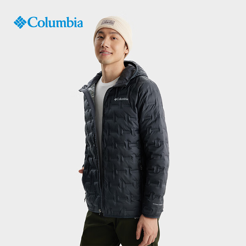 38节：Columbia 哥伦比亚 银点拒水650蓬 鸭绒羽绒服 WE6610 010 男女同款 580.98元