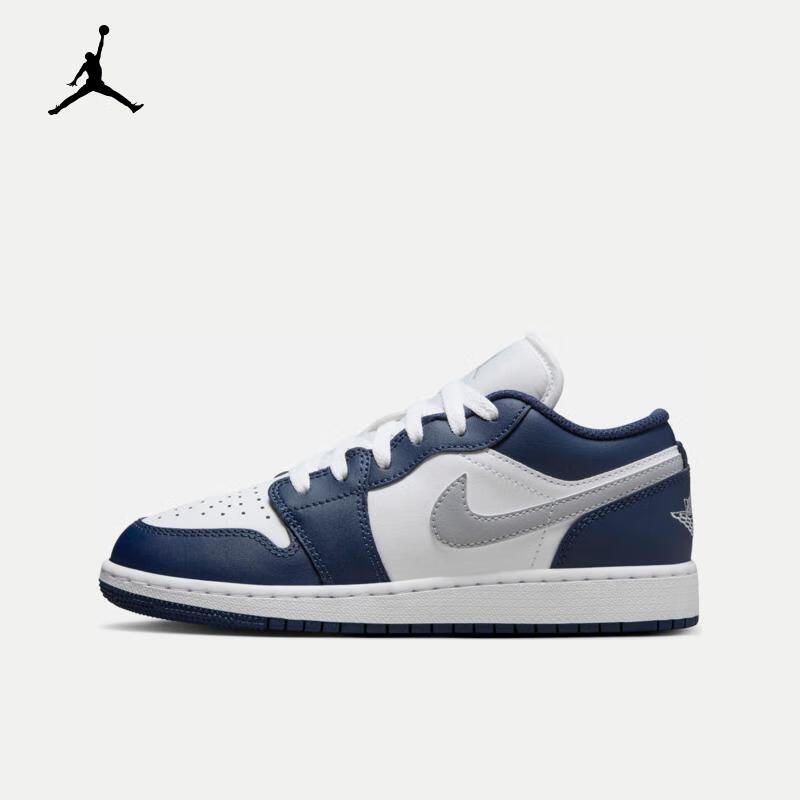 NIKE 耐克 AIR JORDAN 1 LOW 大童篮球鞋 553560-141 ￥454