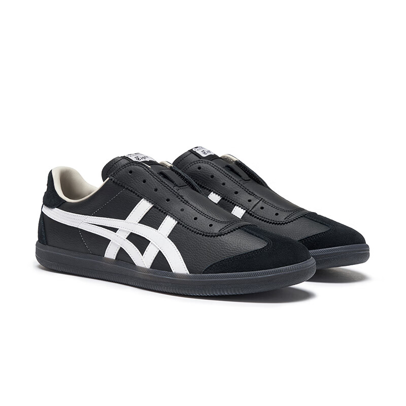 鬼塚虎 德训懒人鞋男女 懒人运动休闲鞋TOKUTEN SLIP-ON 黑色 40 453.64元 - 线报酷