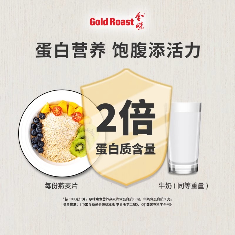 88VIP：金味 GOLDROAST 黑芝麻营养燕麦片 420g（35g*12袋） 17元（需用券）