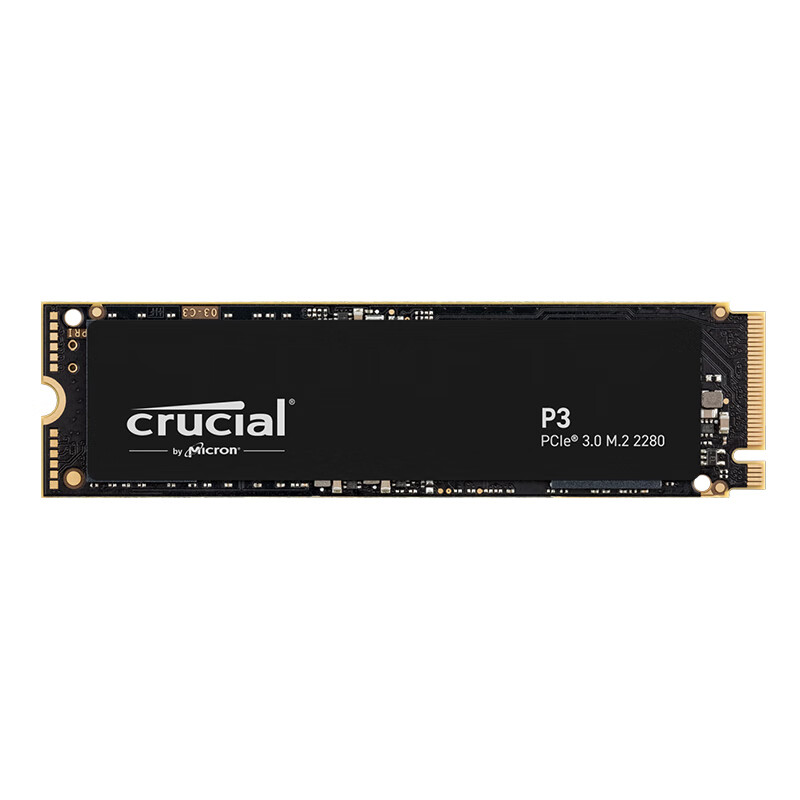 Crucial 英睿达 P3 Plus 固态硬盘 1TB M.2接口 499元