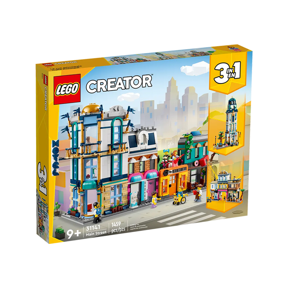 LEGO 乐高 积木城镇大街31141拼装积木玩具三合一拼插系列 660.25元