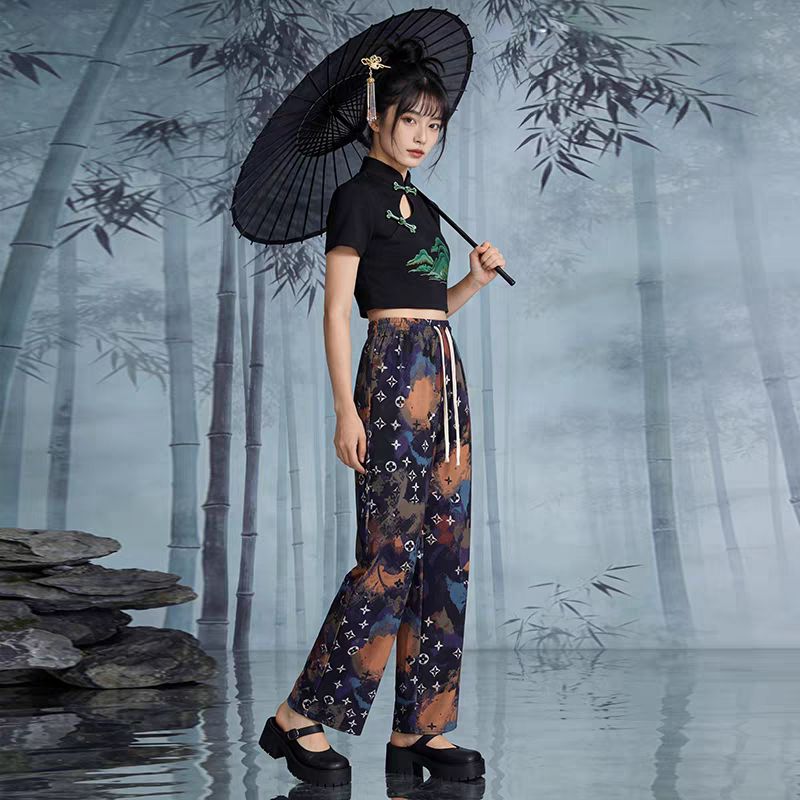 阿仕顿 透气凉爽 休闲阔腿裤 15.2元（需用券）