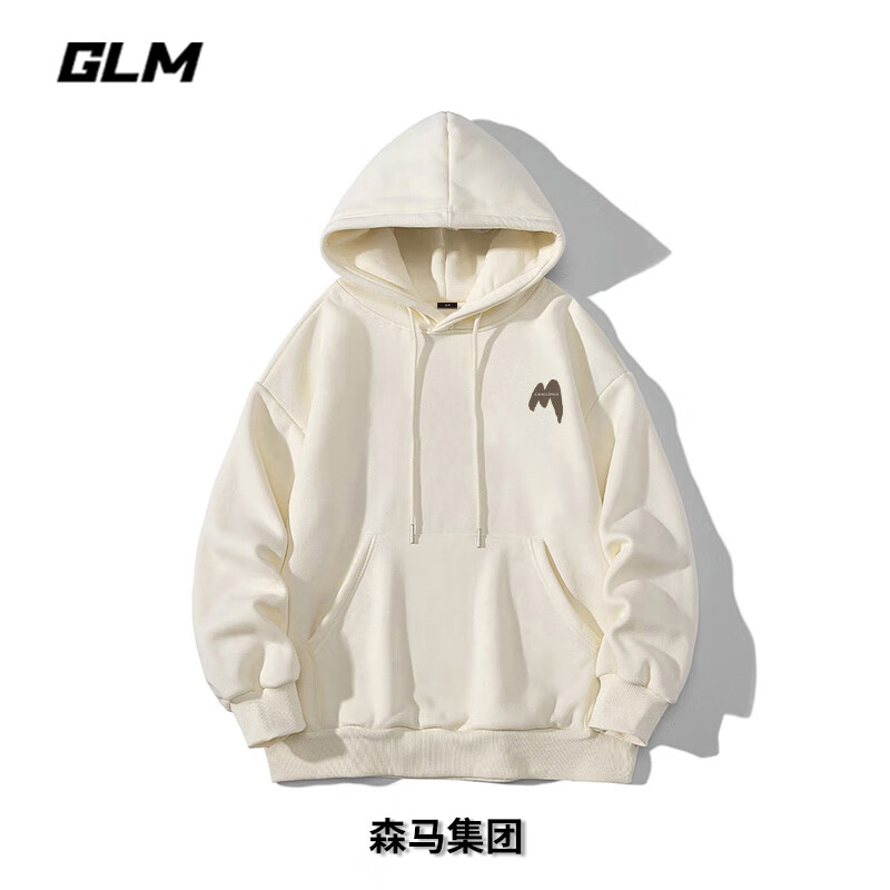 GLM 森马集团品牌卫衣男秋冬季连帽韩版潮流印花百搭宽松运动套头男装 59元