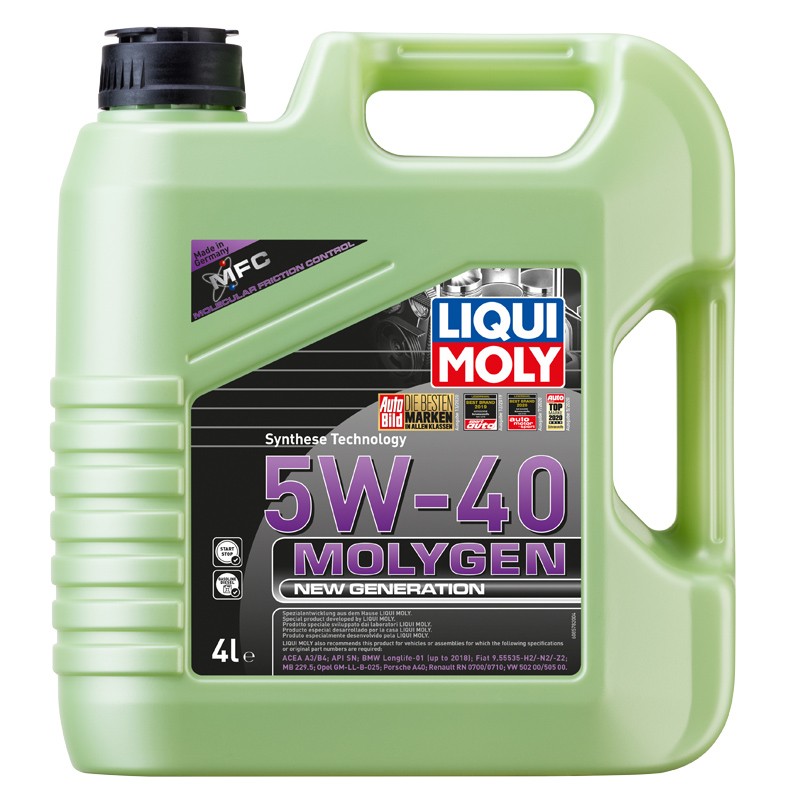 LIQUI MOLY 力魔 魔法基因机油 5W-40 SN A3/B4 4L 379.01元