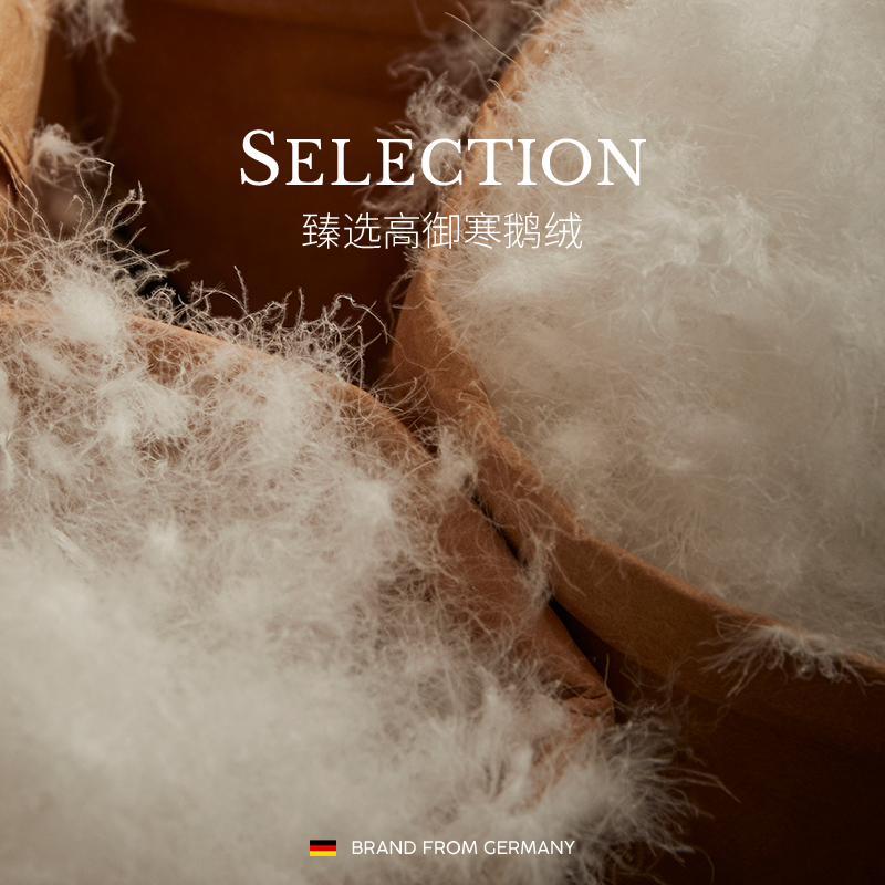 Irisette 德国95白鹅绒被可水洗羽绒冬被春秋被子加厚保暖羽绒被芯 1359元（需