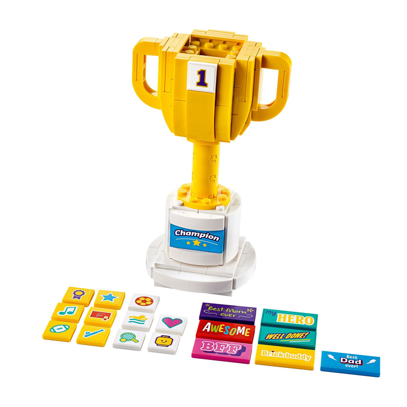 LEGO 乐高 40385冠军奖杯经典黄盒男女孩拼装玩具益智积木礼物 106.4元