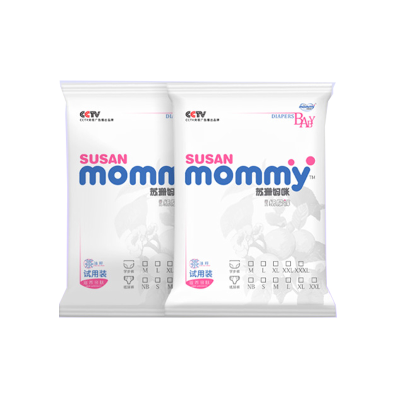 susan mommy 苏珊妈咪 纸尿裤拉拉裤4片 （尺码很多） 0.45元