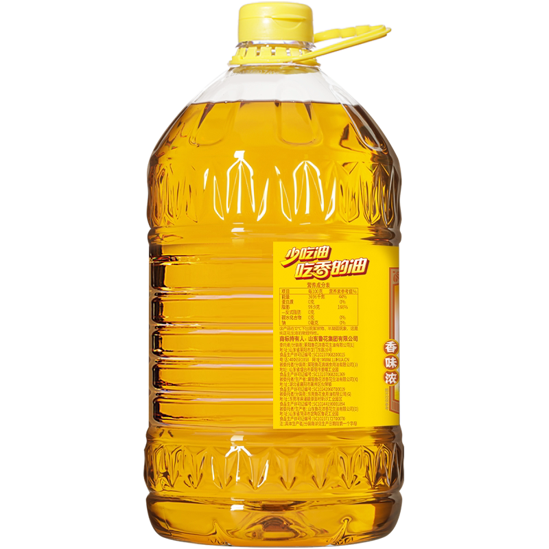 鲁花 淘淘飘香花生油6.08L压榨食用油厨房香味浓郁 119.32元 - 线报酷