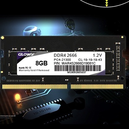 GLOWAY 光威 战将 DDR4 2666MHz 笔记本内存 普条 黑色 8GB 95元