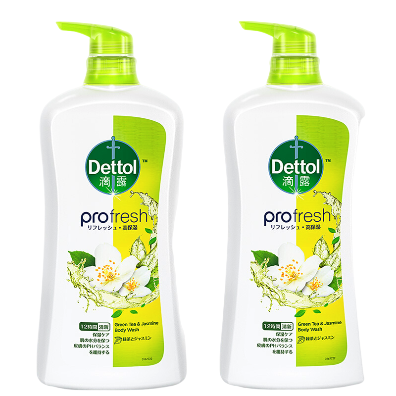 88VIP：Dettol 滴露 清爽保湿沐浴露 茉莉与绿茶清香 950g 24.9元