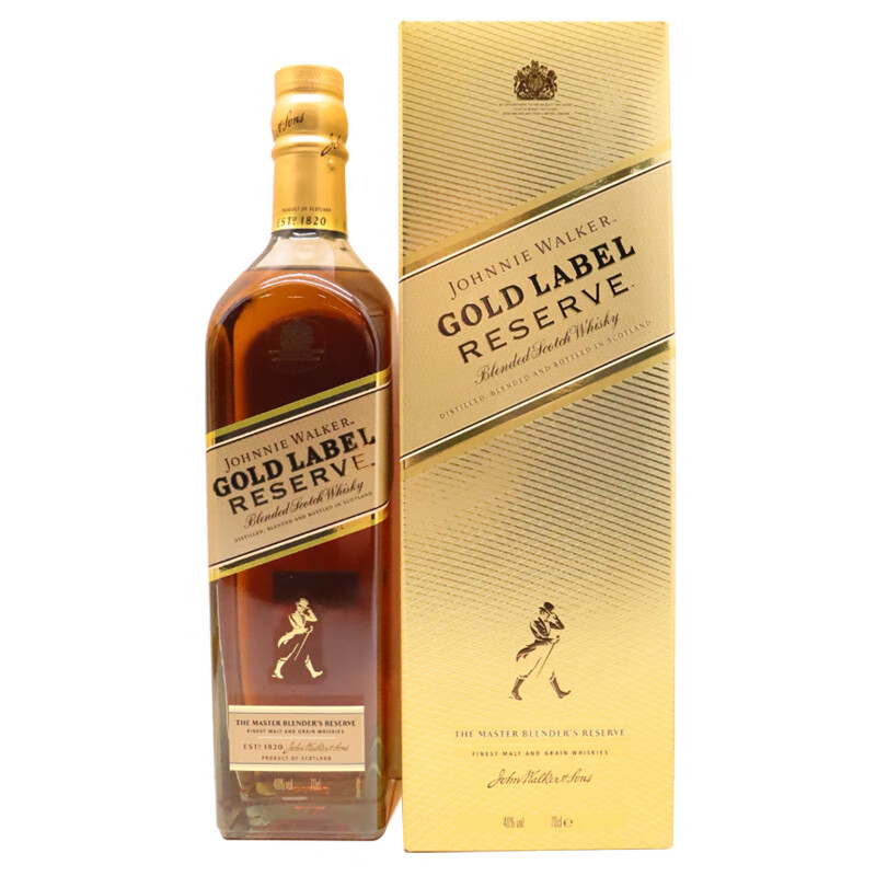 春焕新：尊尼获加 金牌 调和 苏格兰威士忌 40%vol 700ml 单瓶 216.55元（需用券）