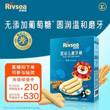 Rivsea 禾泱泱 宝宝零食磨牙饼干 原味 42g 21.6元（需买3件，需用券）