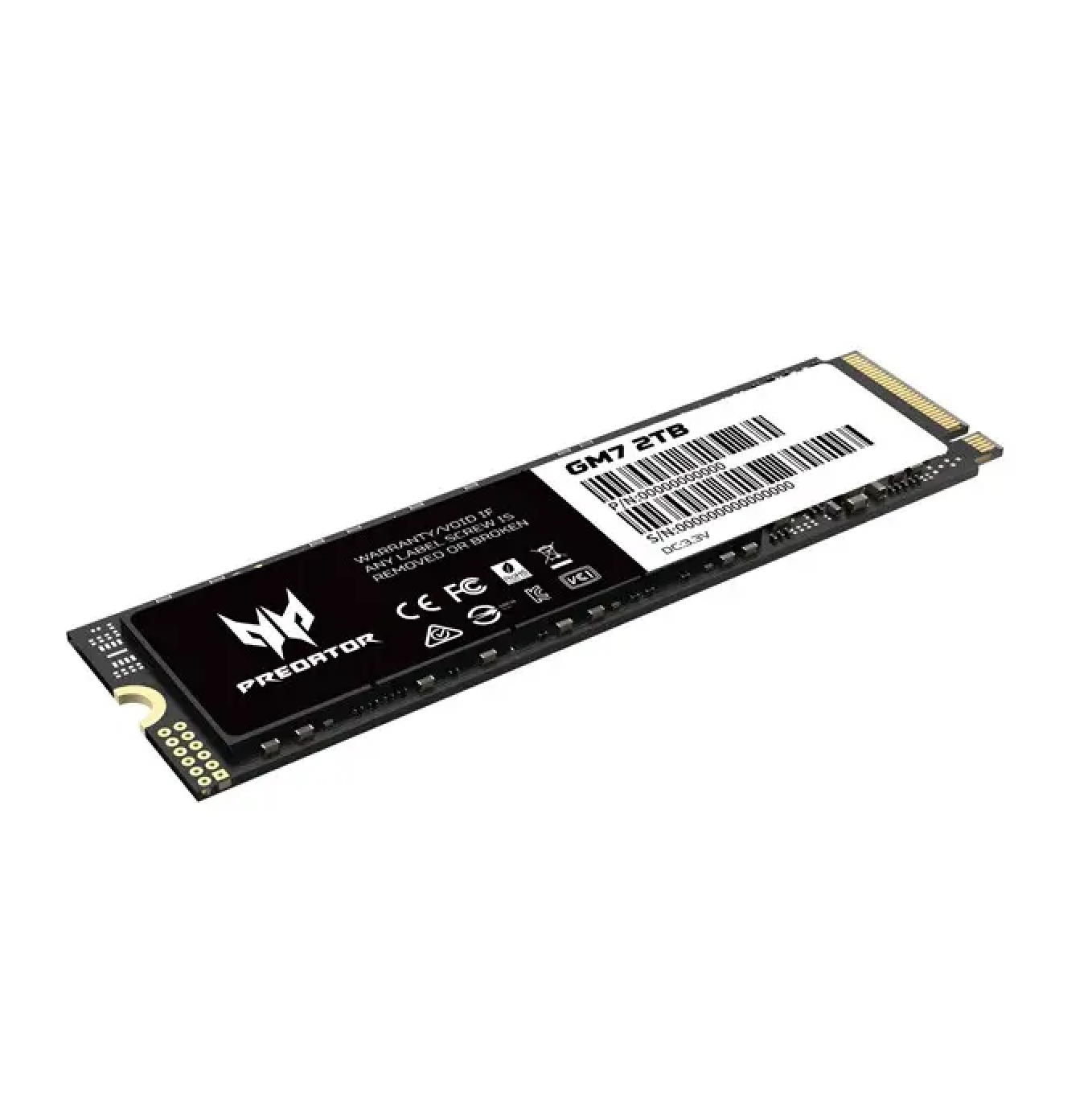 PREDATOR 宏碁掠夺者 GM7系列 NVMe M.2 固态硬盘 4TB（PCI-E4.0） 1599元