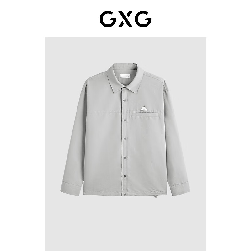 GXG 浅灰绿休闲夹克 GFX12101341 87元