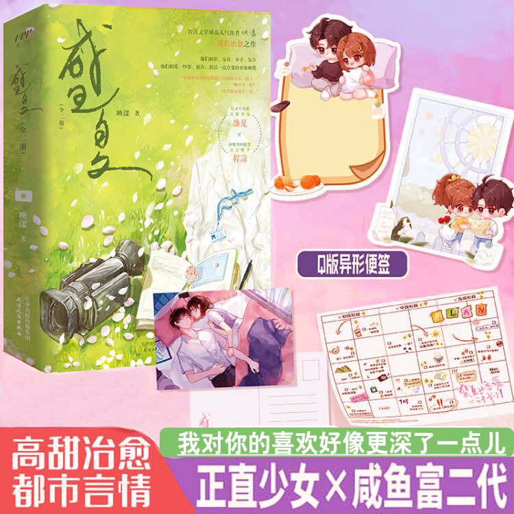 百億補貼：盛夏(全二冊)晉江映漾高甜勵志都市言情小說正版書籍 14.3元