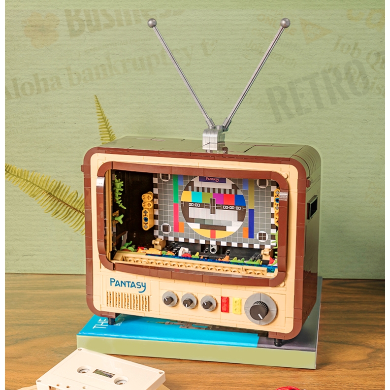 31日20点：PANTASY 拼奇 童趣传动系列 61008 复古电视机 119元包邮（双重优惠）