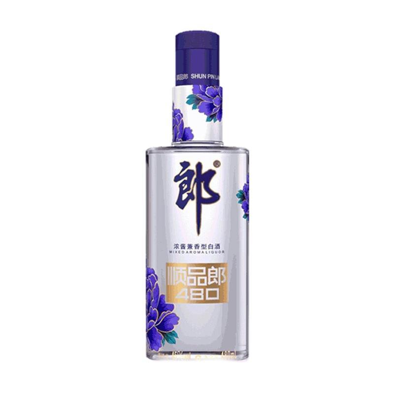 LANGJIU 郎酒 顺品郎 蓝顺 45%vol 兼香型白酒 480ml 单支装 46.5元（需买2件，需用