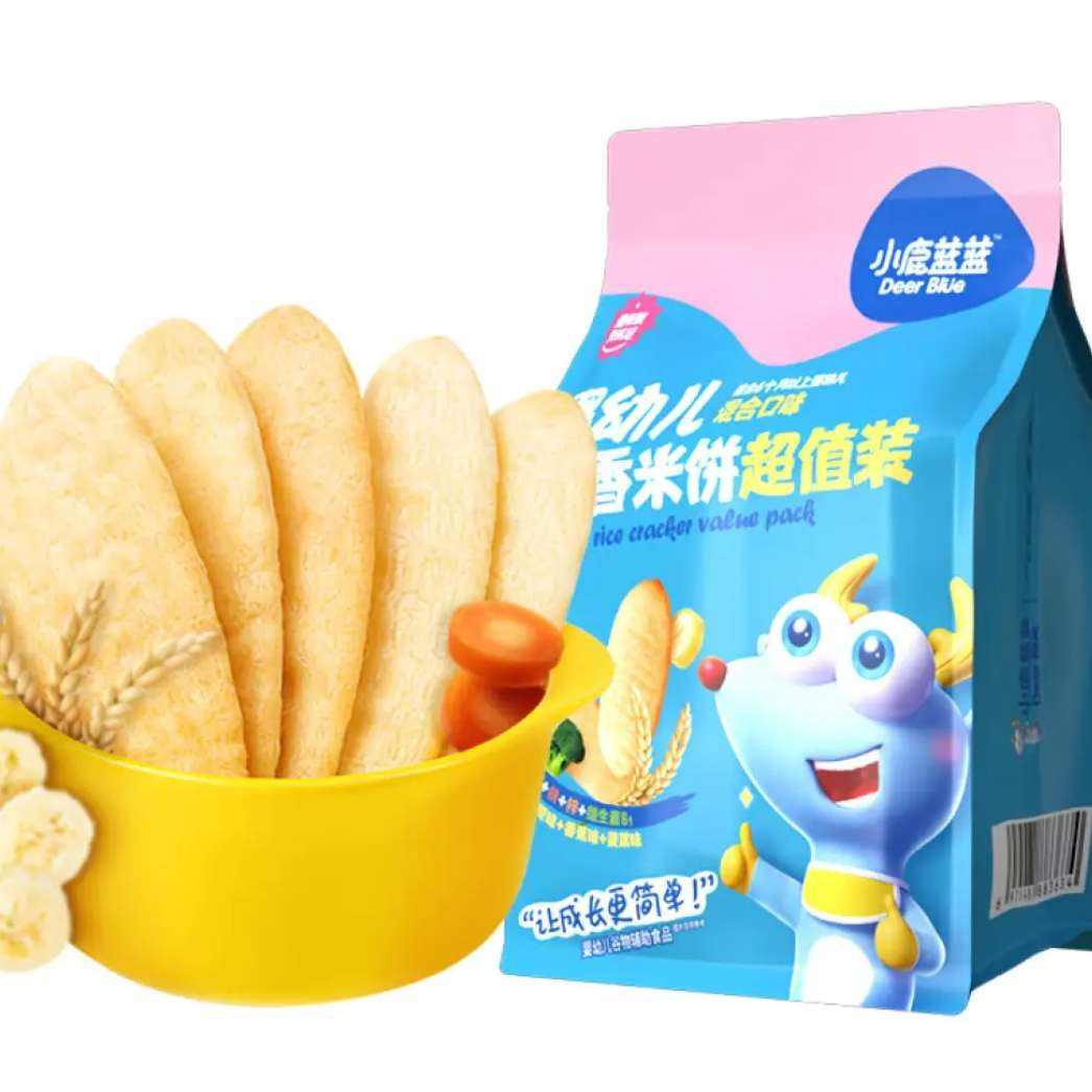 小鹿蓝蓝婴幼儿香香米饼 3口味 超值装120g(60片) 19.9元（PLUS免运费）