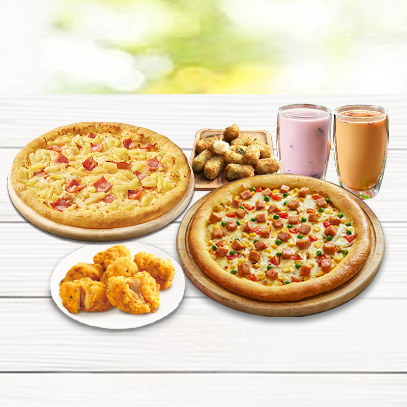 Domino's Pizza 达美乐 甄选物超所值（2-3人）餐 电子券可外送 108元