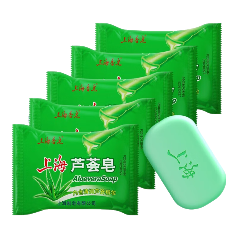 上海香皂芦荟 85g 5块 7.9元（需领券）