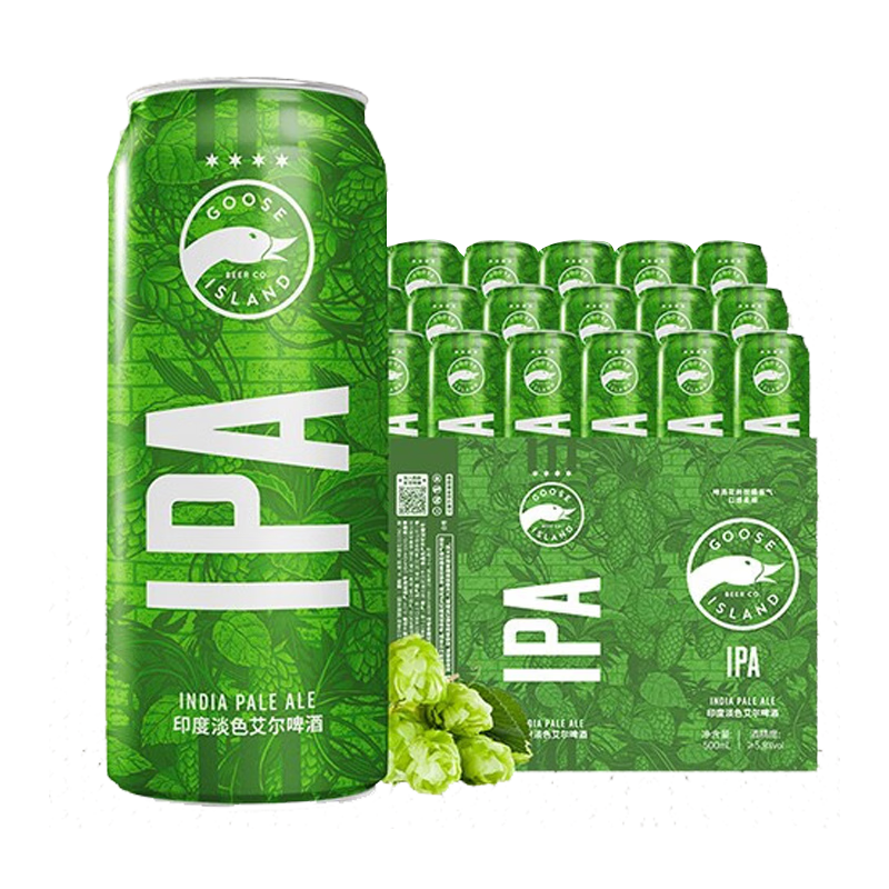 鹅岛 IPA 印度淡色艾尔啤酒 500ml*18听 209元