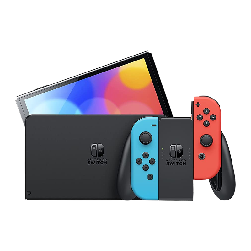 PLUS会员：Nintendo 任天堂 日版 Switch OLED 游戏主机 红蓝色 日版 1670.5元 包邮