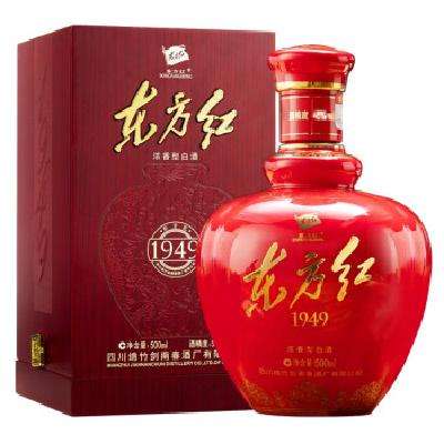 预售：剑南春 东方红1949 52度 浓香型白酒 500ml 单瓶装 949元 包邮（定金10元