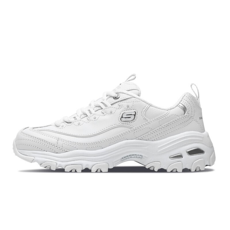 SKECHERS 斯凯奇 D'Lites 女子休闲运动鞋 11931/WSL 白色/银色 200.38元（需用券）