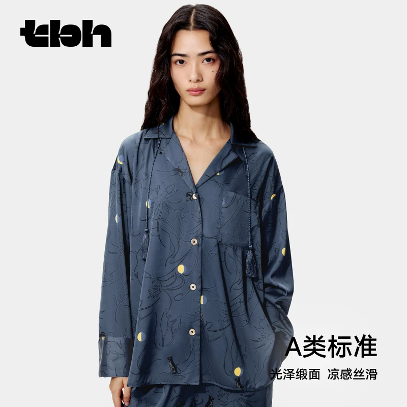 野兽派 【星光缎】情侣家居服套装 282.8元 - 86线报
