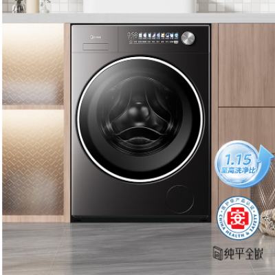 新品发售、限地区：Midea 美的 滚筒洗衣机 MG10L5PRO 10公斤 纯平全嵌 元气2.0 19