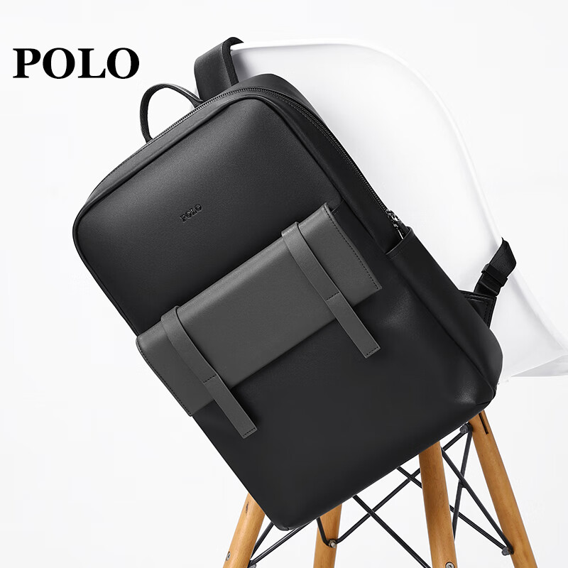 plus会员polo男士大容量双肩背包zy451p093j259元包邮双重优惠