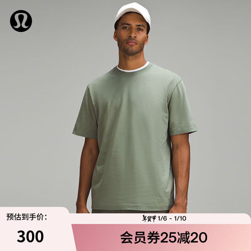 lululemon Heavyweight 男士针织T恤 LM3FBSS 320元