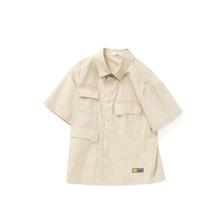 巴拉巴拉 儿童工装衬衫短袖 39元