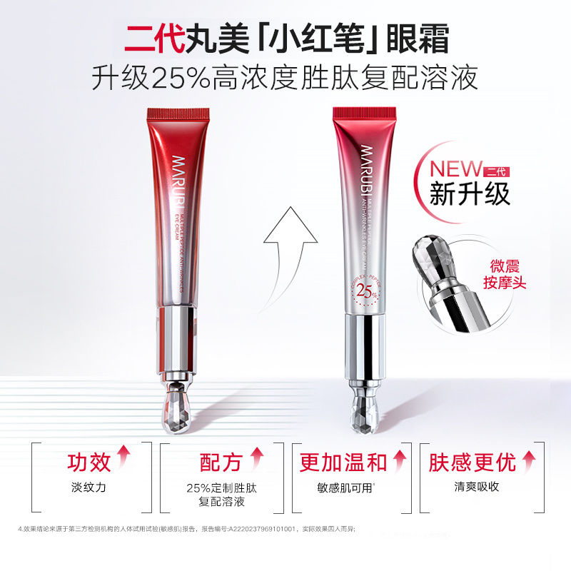 88VIP：丸美 多重胜肽紧致淡纹眼霜30g（赠眼霜30g+面膜10片） 273.6元