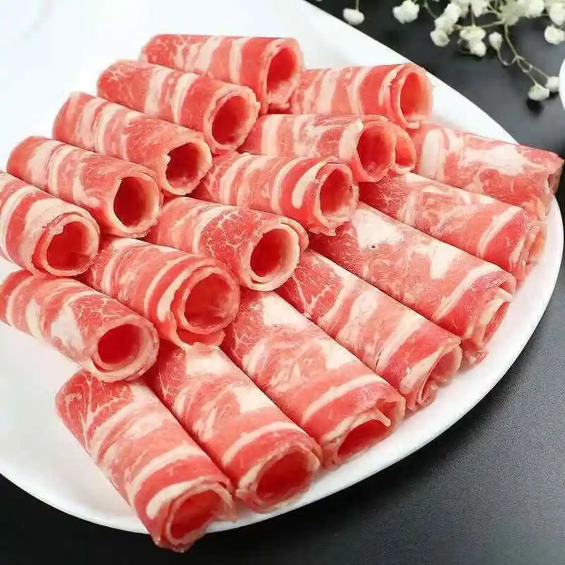 京喜加 清真羊肉卷 500g 冷链锁鲜