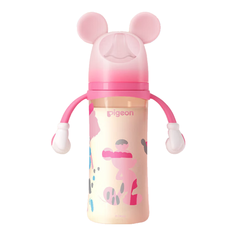 贝亲 奶瓶 个性双把手 多款式可选 自然实感第3代迪士尼系列 PPSU奶瓶 330ml 