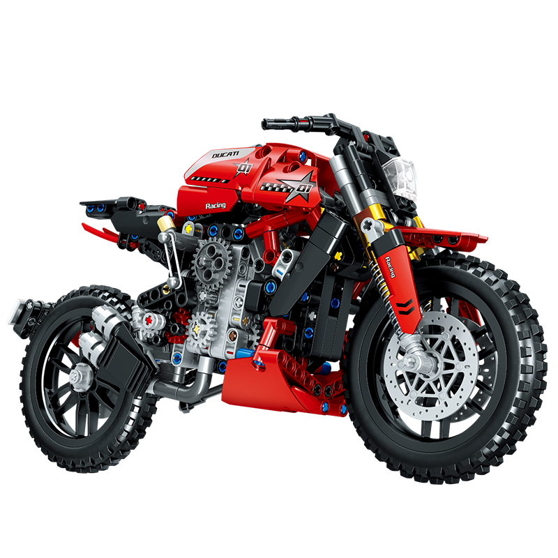 哲高 山地自行车积木模型 蓝色 228颗粒 26元（需领卷）包邮