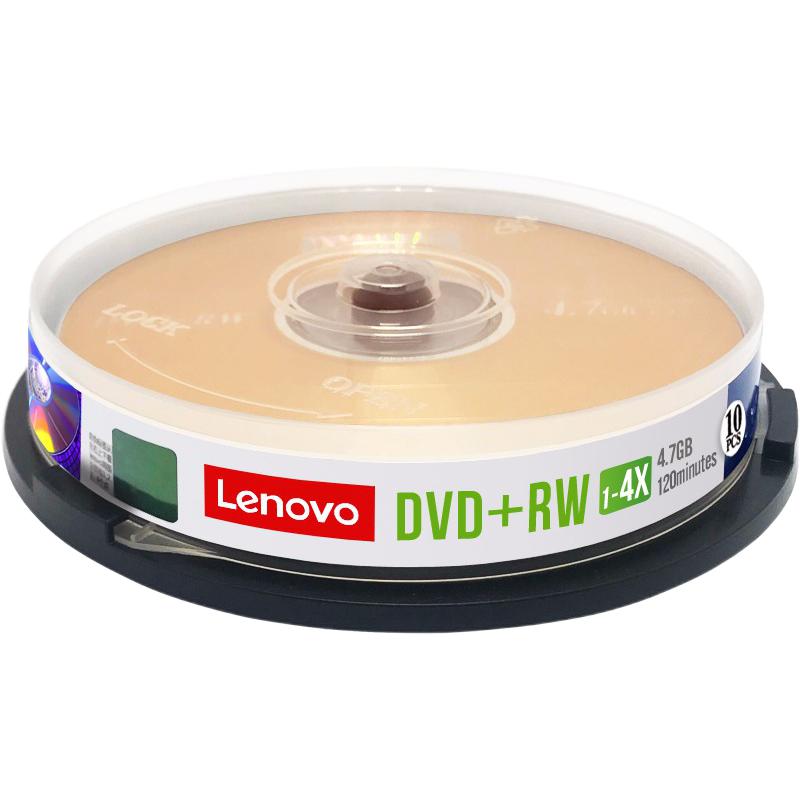 Lenovo 联想 档案系列 空白光盘 DVD+RW 1-4X 4.7GB 10片装 48元