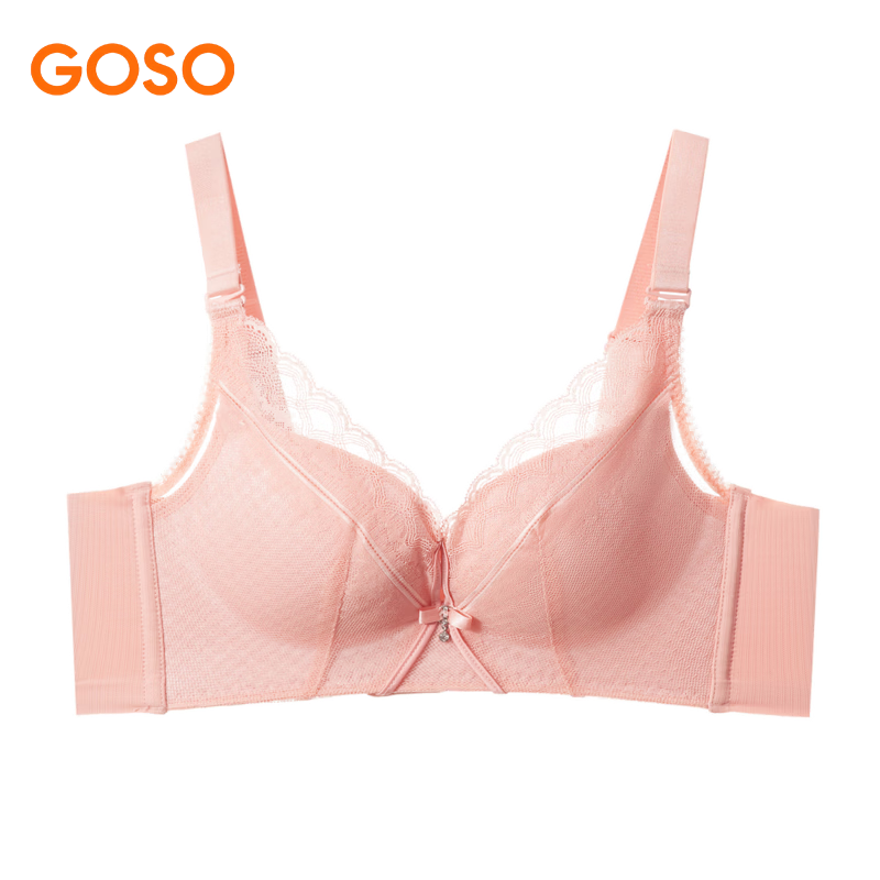 GOSO 蕾丝聚拢文胸 13元 - 线报酷