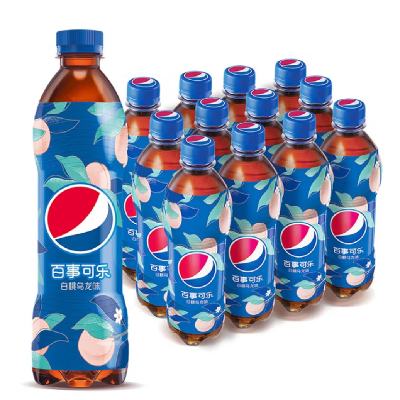 百事可乐 Pepsi 太汽系列 白桃乌龙味汽水 整箱500ml*12瓶*3件 59.62元（折19.87元/