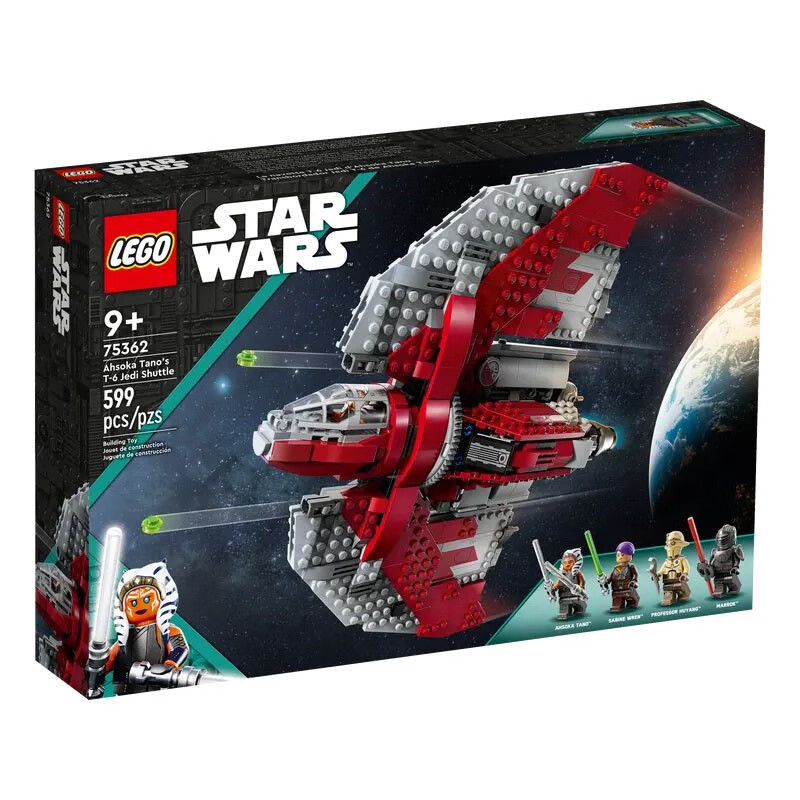 LEGO 乐高 星球大战系列 75362 阿索卡·塔诺的 T-6 绝地穿梭机 498.64元包邮包税