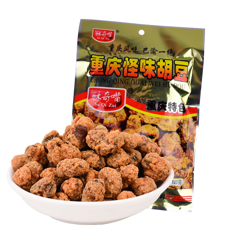 酥奇嘴 重庆怪味胡豆 100g*1袋 2.57元（需买6件，需用券）