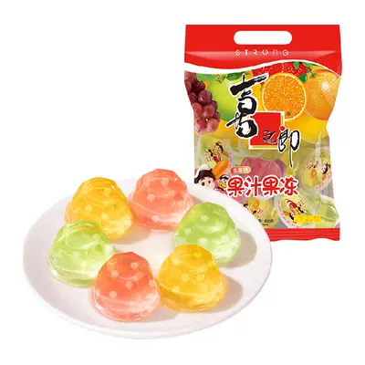 喜之郎 什锦果汁果冻 495g 5.22元