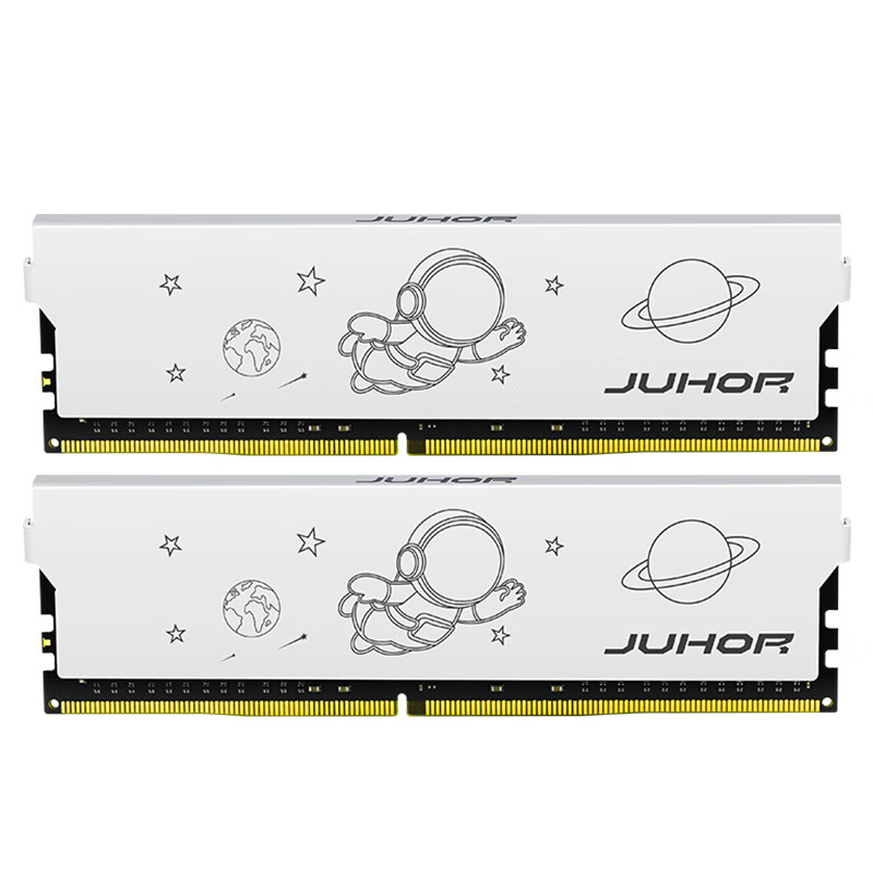 JUHOR 玖合 32GB(16Gx2)套装 DDR4 3200 台式机内存条 星耀系列 三星颗粒 267.56元（