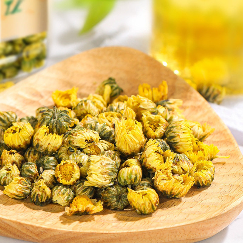 移动端：轻山悦色 胎菊罐装50g杭白菊凉茶花茶茶包可搭金银花冲泡泡水茶官